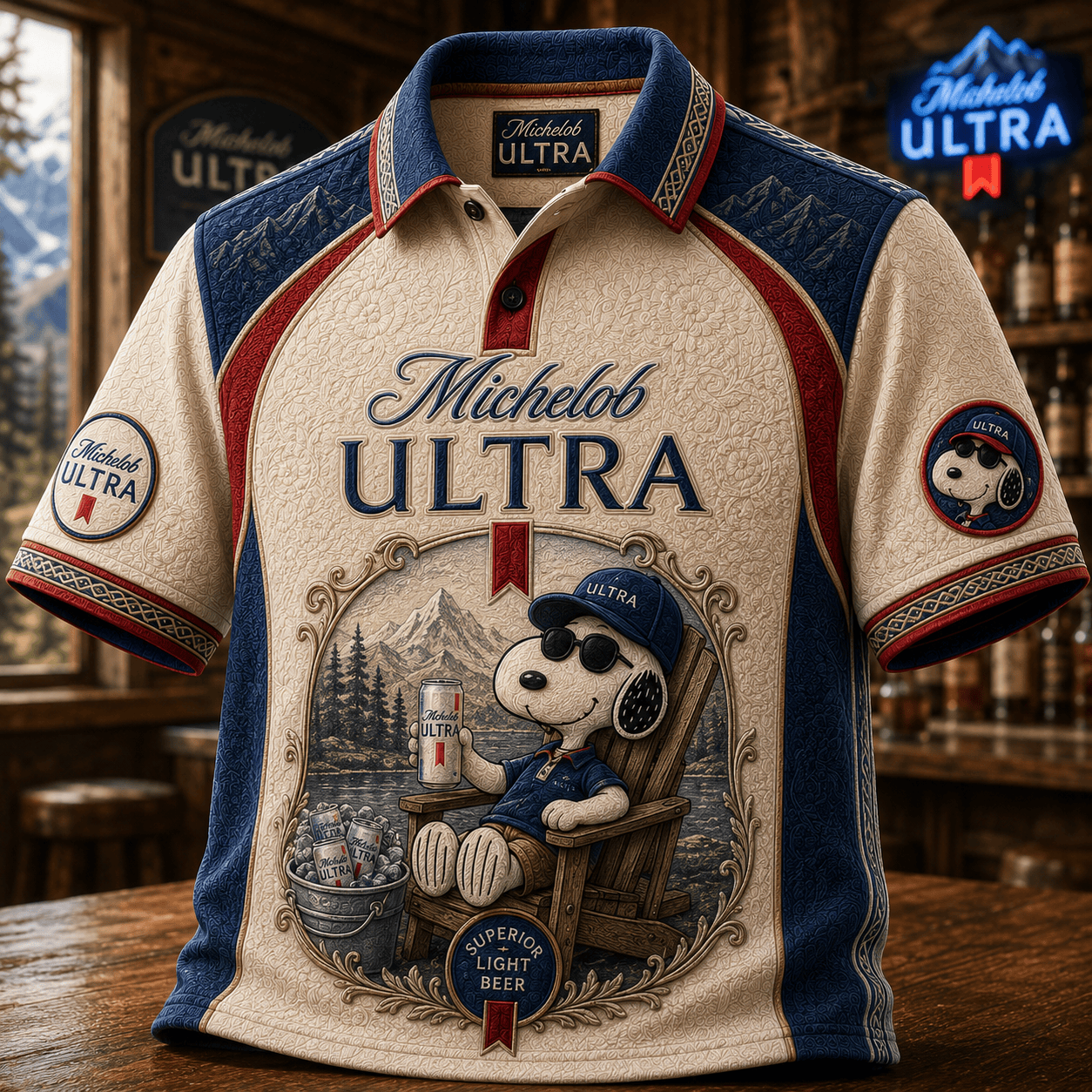 PREMIUM MCU EMBOSS POLO SHIRT HQH