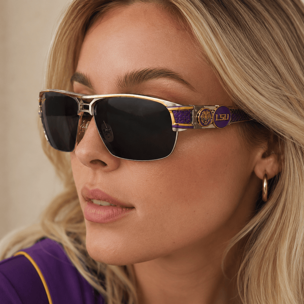 PREMIUM LSU UNISEX SUNGLASSES NTVA