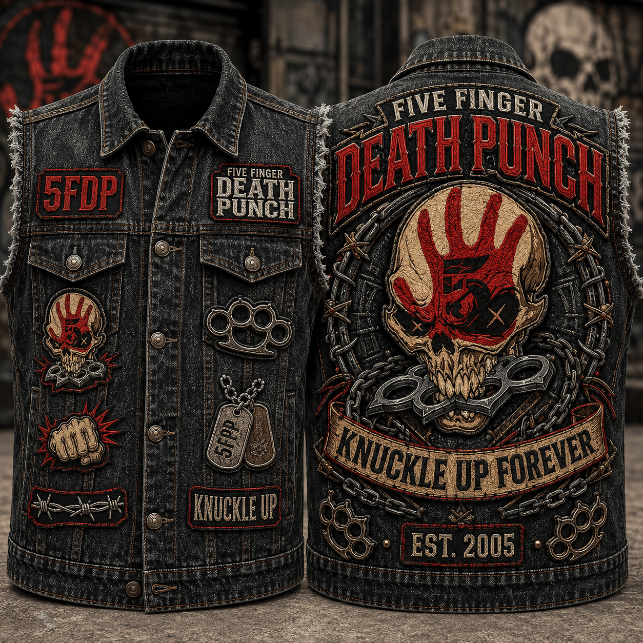 FFDP PREMIUM DENIM VEST TTNL