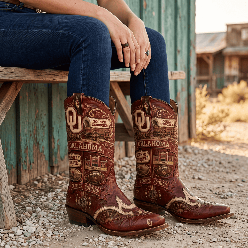 OSN WESTERN COWBOY BOOTS HTTT