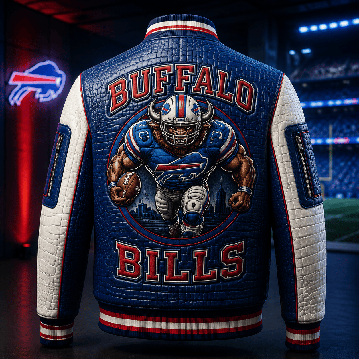 Premium BFBL Leather Zipper Jacket PVNA