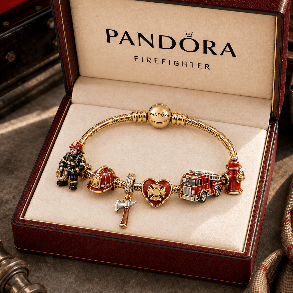 FRFT Gold Charm Bracelet Set TMH