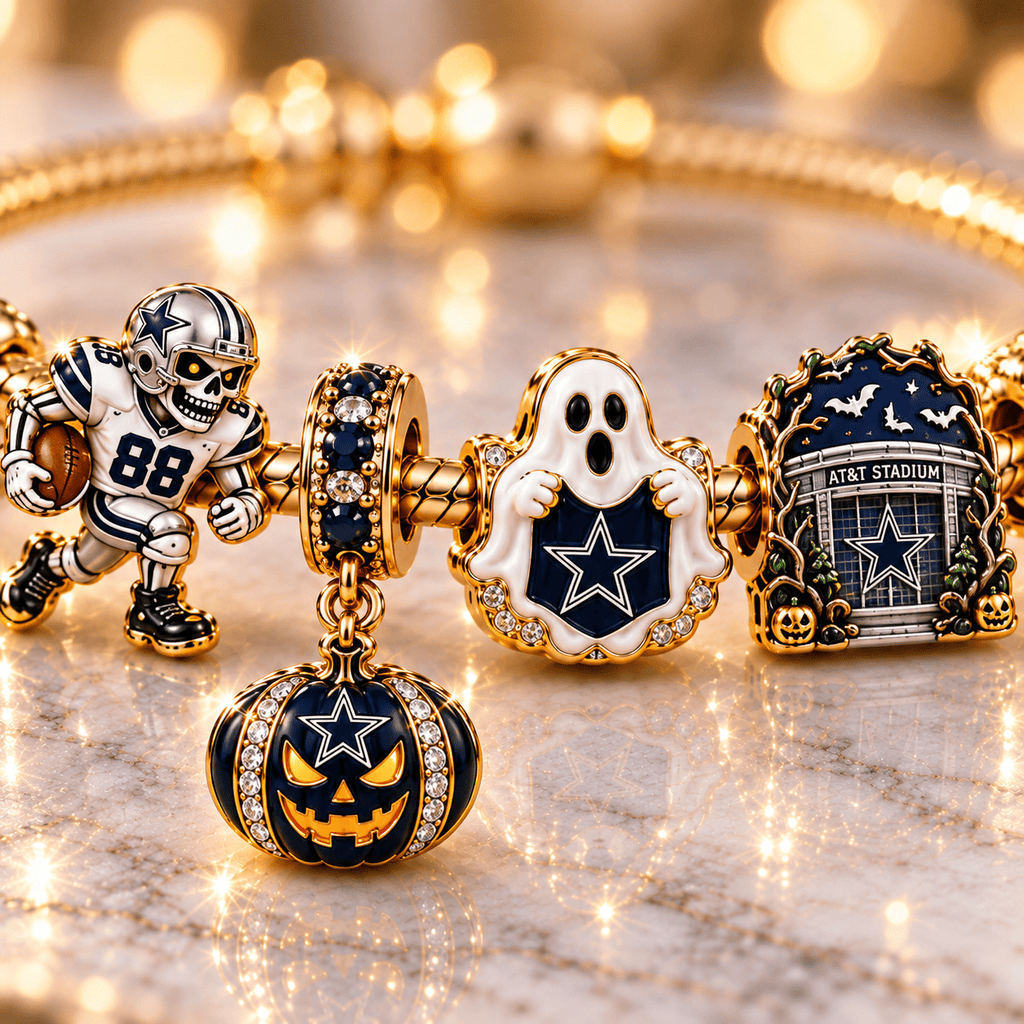 DLCB Gold Charm Bracelet Set NHVH