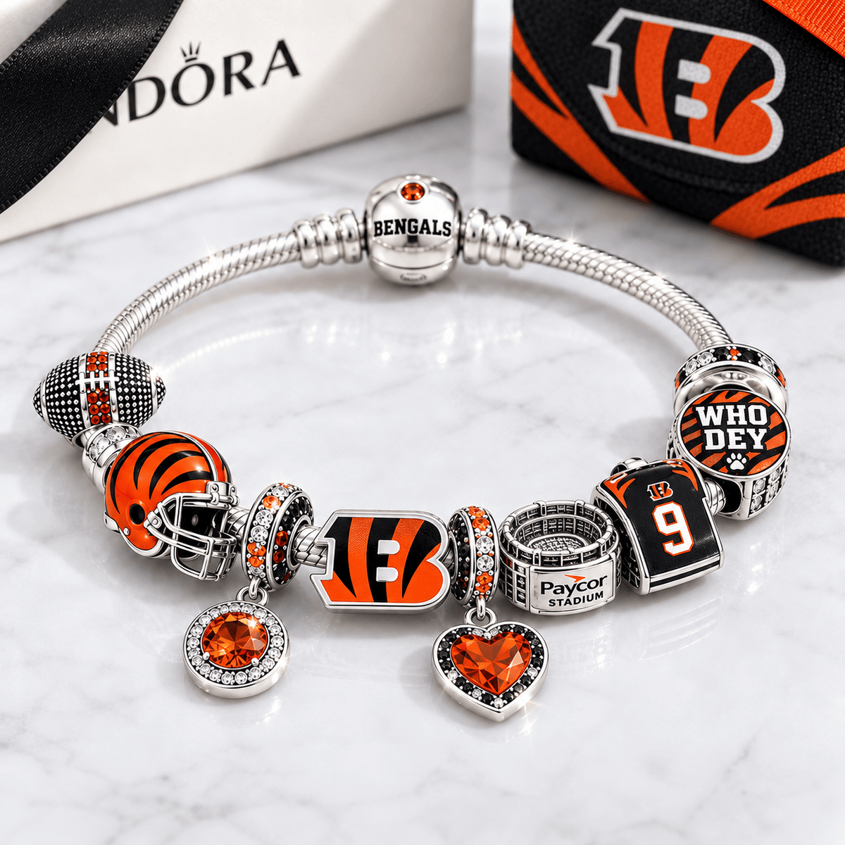 CCBG Sliver Charm Bracelet Set BMD