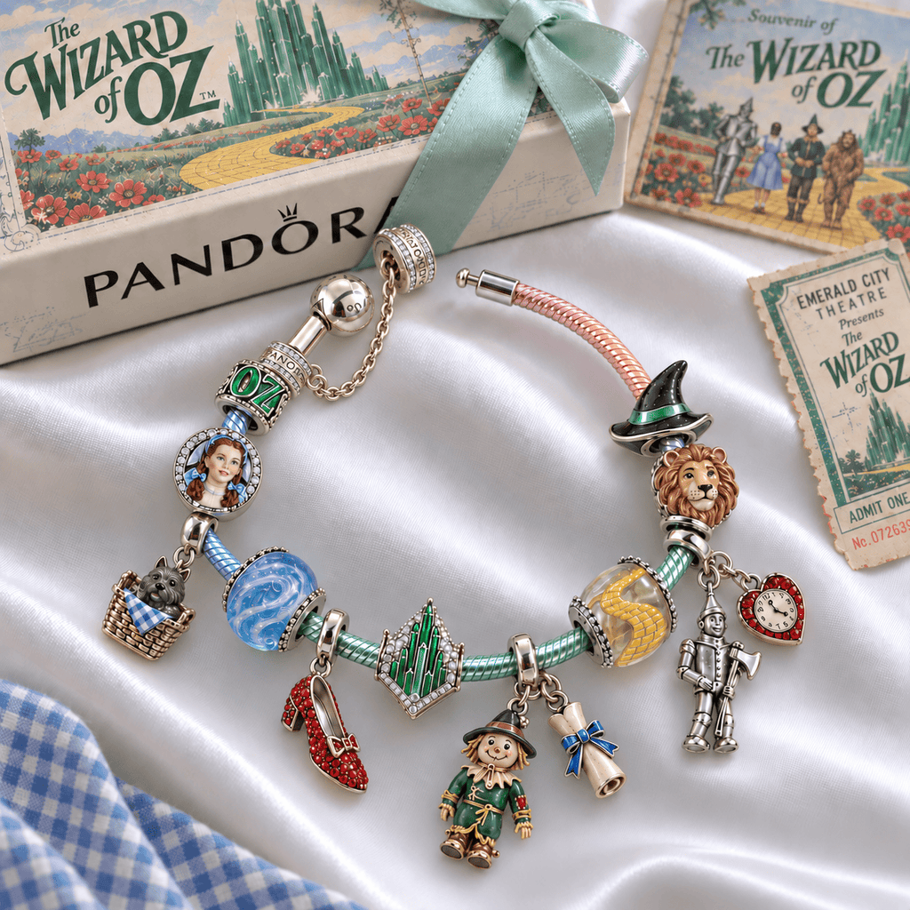 TWOZ Silver Charm Bracelet Set PTKL