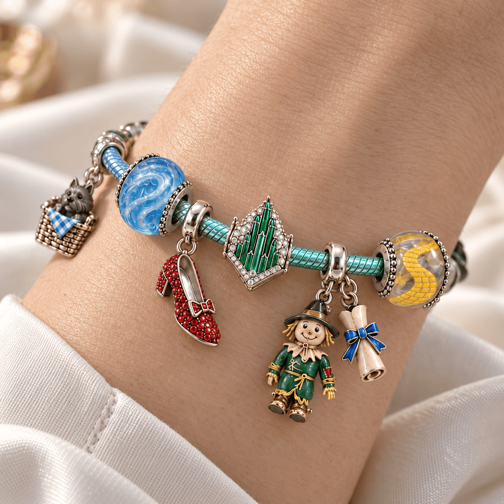 TWOZ Silver Charm Bracelet Set PTKL
