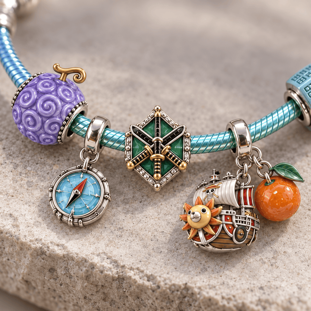 OPC Silver Charm Bracelet Set PTKL