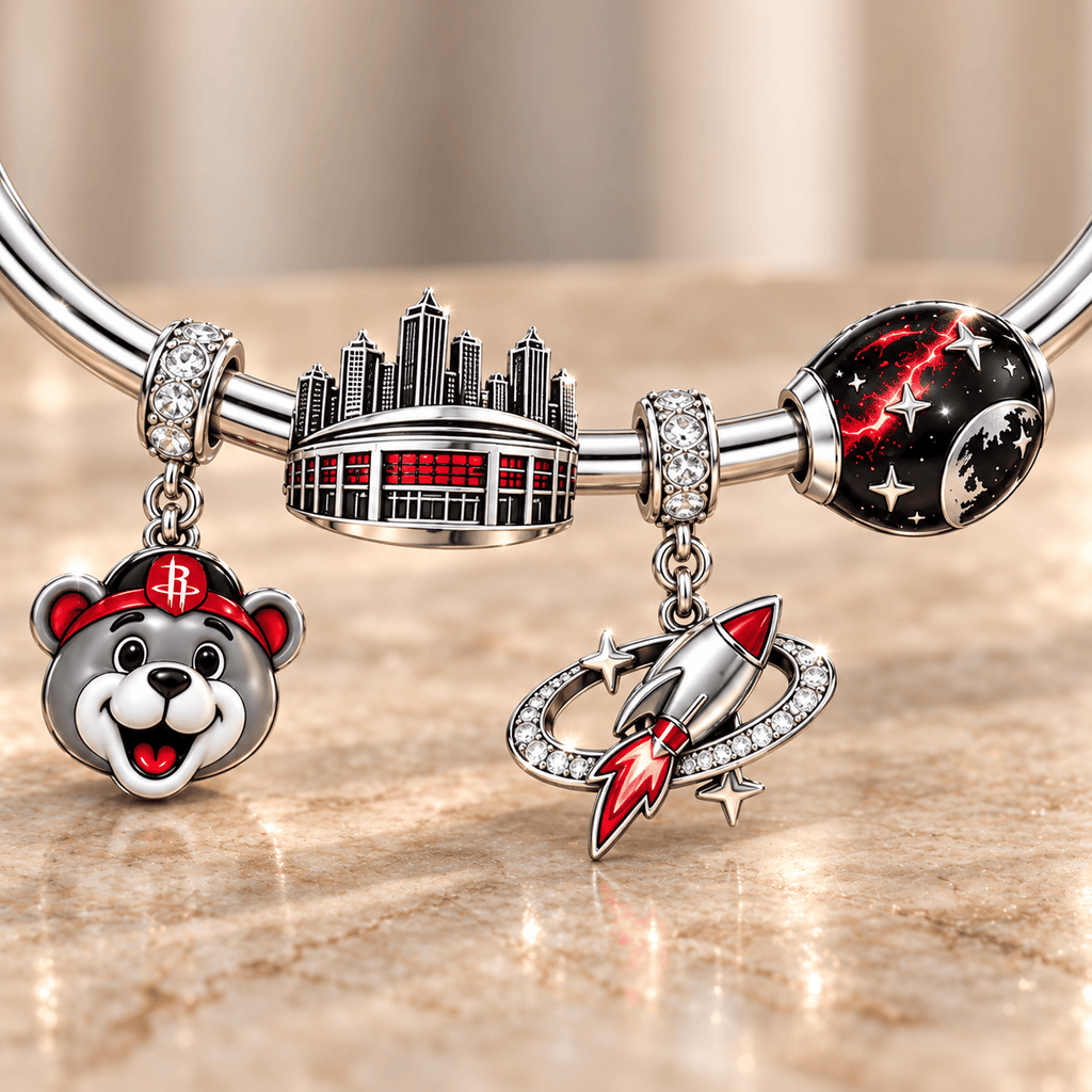 HTR Silver Charm Bracelet Set TMH