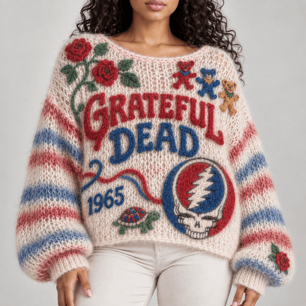 GRFD Women’s Open-Knit Sweater DNBN