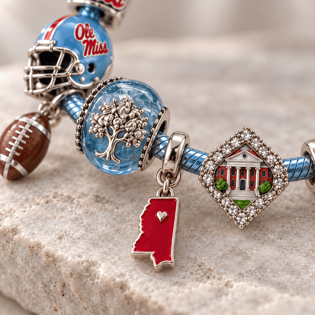 OMR Silver Charm Bracelet Set PTKL