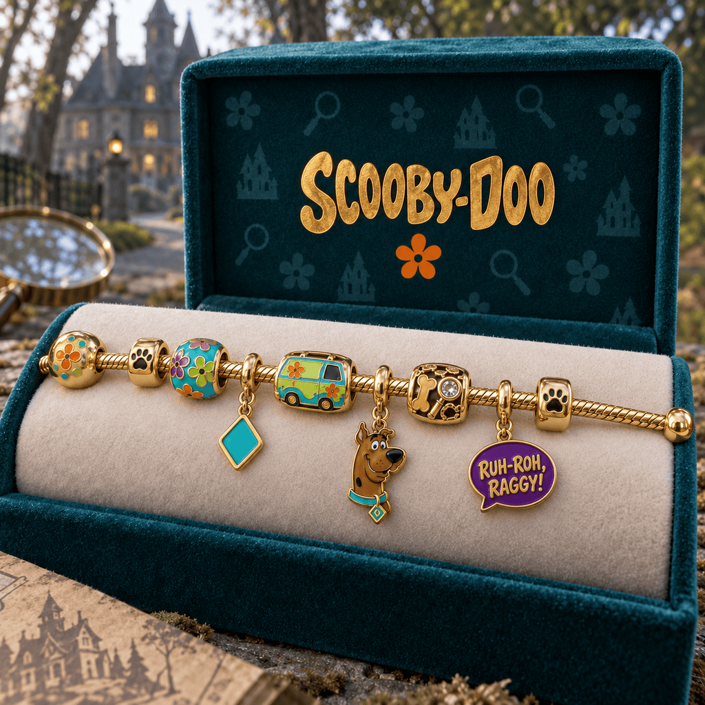 SCBD Gold Charm Bracelet Set HQH
