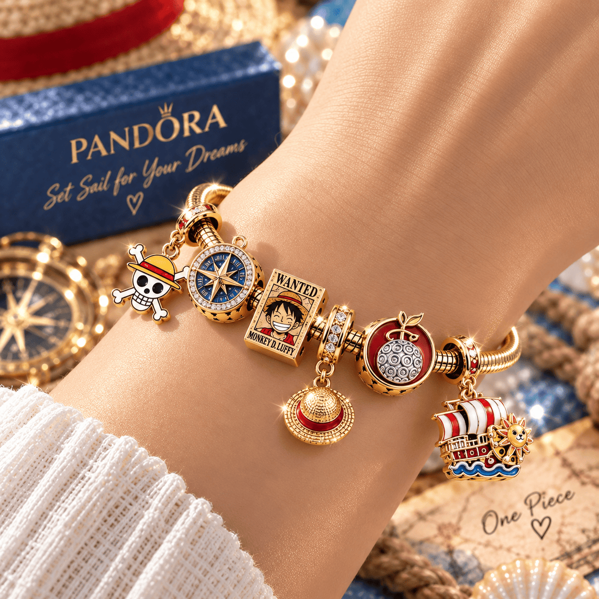 OPC Gold Charm Bracelet Set TTN