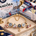 USCG Gold Charm Bracelet Set TTN