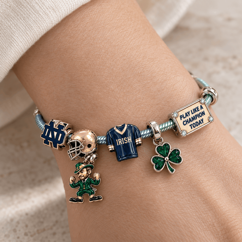 NDFI Silver Charm Bracelet Set PTKL