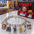 CKY Silver Charm Bracelet Set NTVA