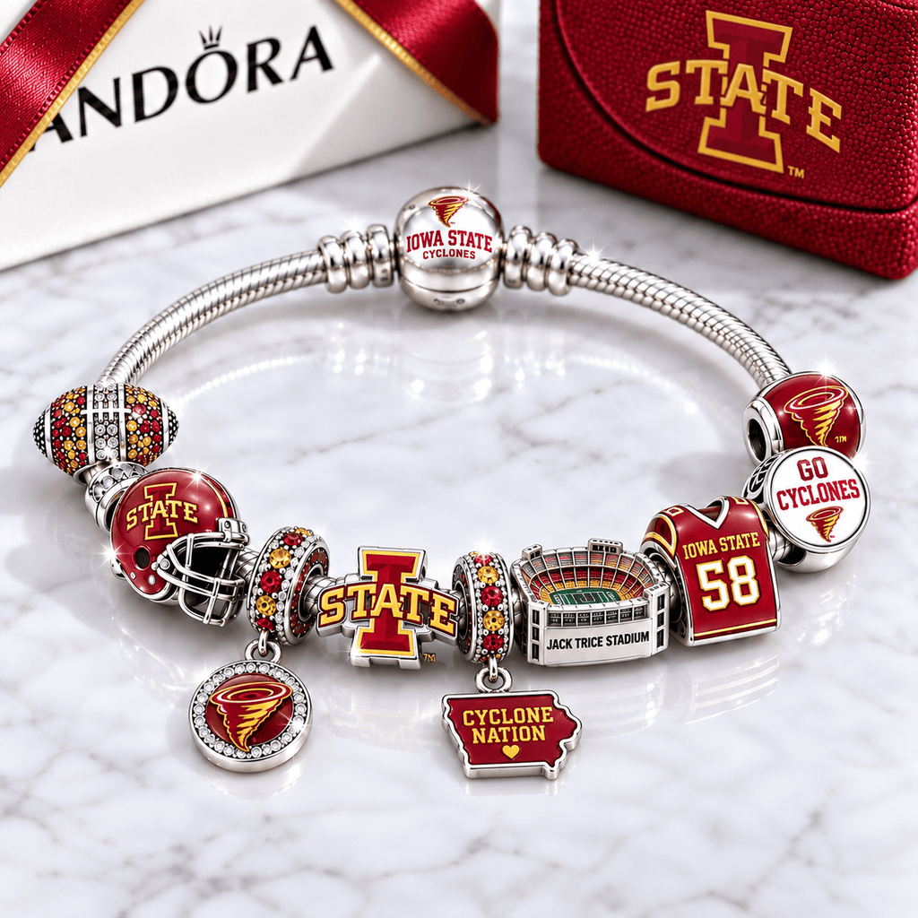 ISC Silver Charm Bracelet Set BMD