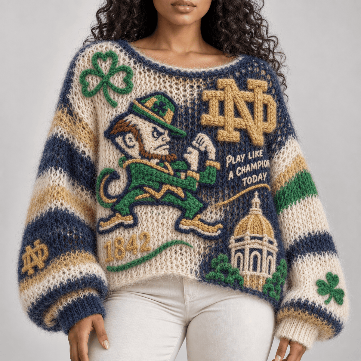NDFI Women’s Open-Knit Sweater HTTT