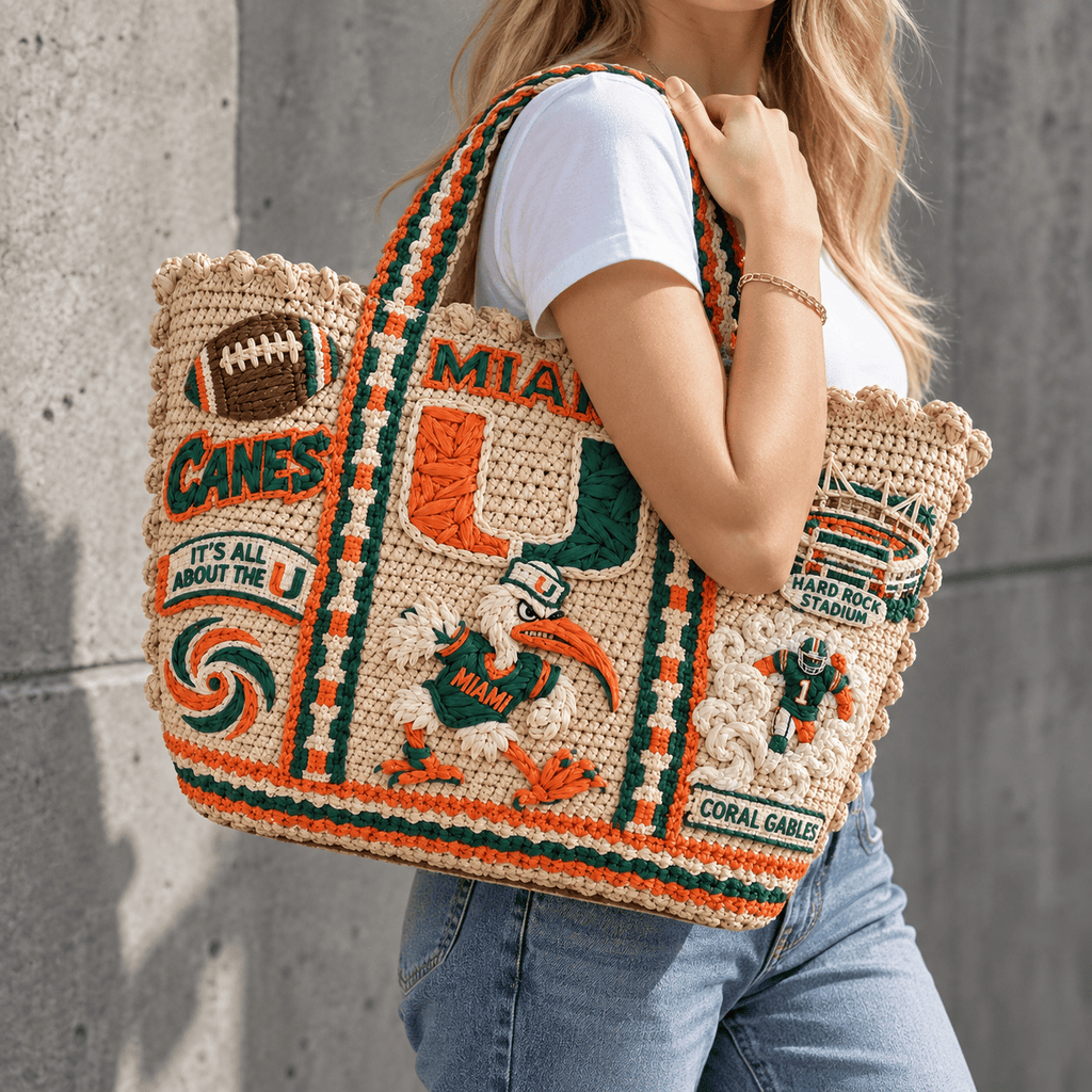 MHC Straw-Style Embellished Tote Bag HTTT