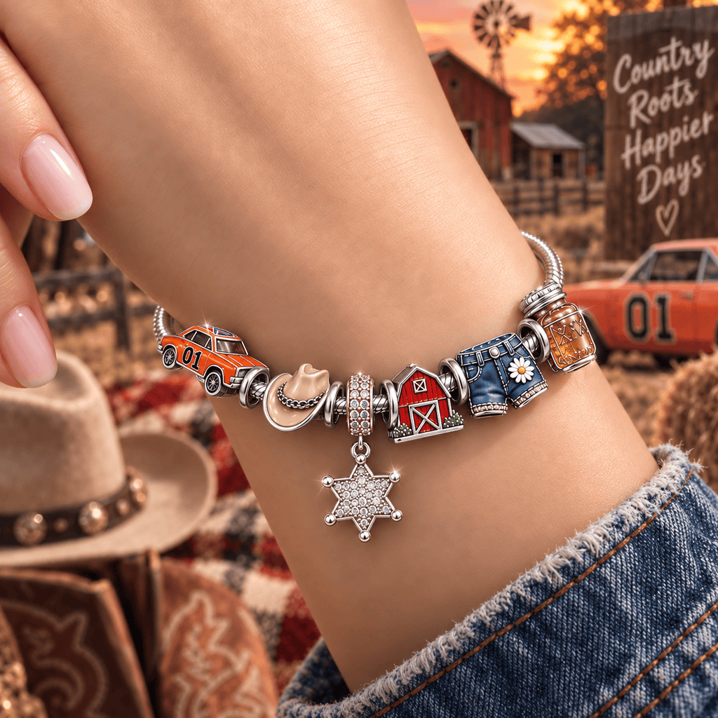 TDH Silver Charm Bracelet Set VTH
