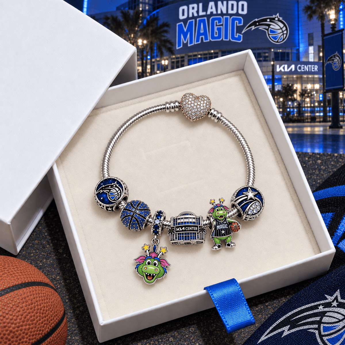 ODM Silver Charm Bracelet Set VTH