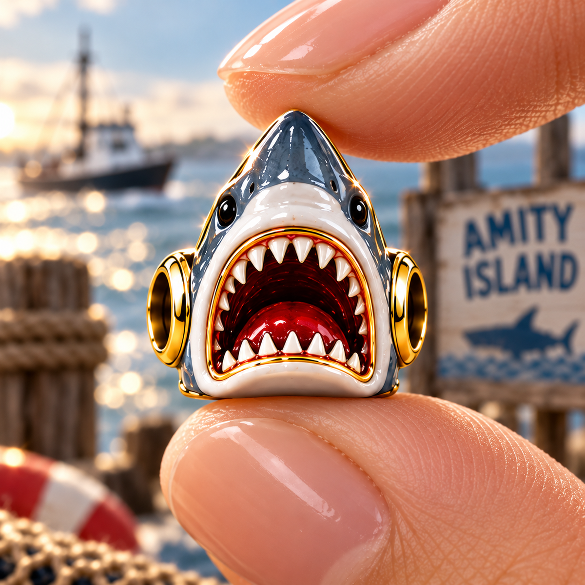 JAWS Gold Charm Set TTTT