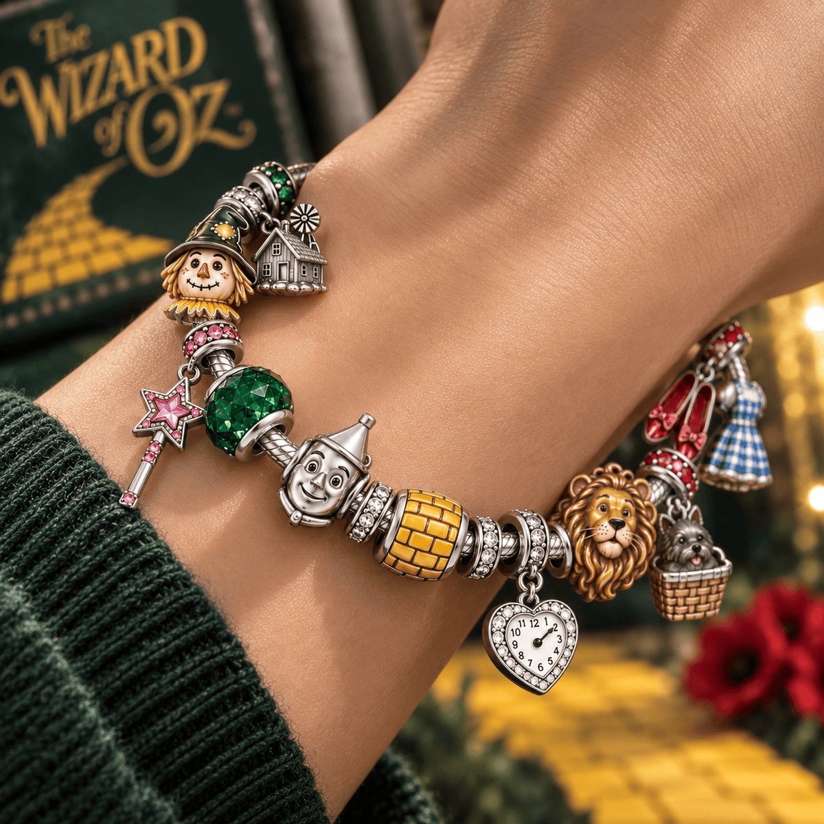 TWOZ Silver Charm Bracelet Set TTTT