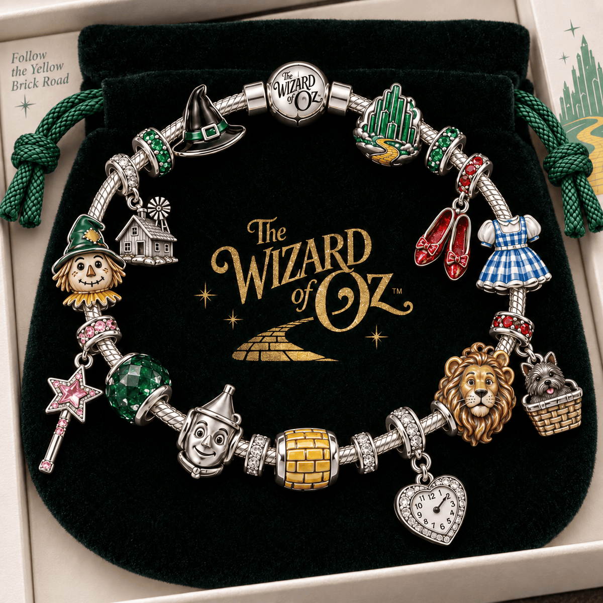 TWOZ Silver Charm Bracelet Set TTTT
