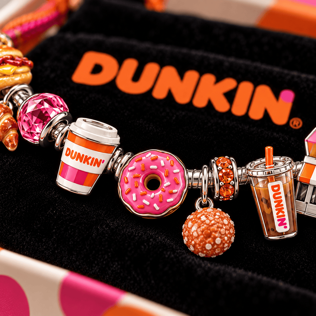 DKDN Silver Charm Bracelet Set TTTT